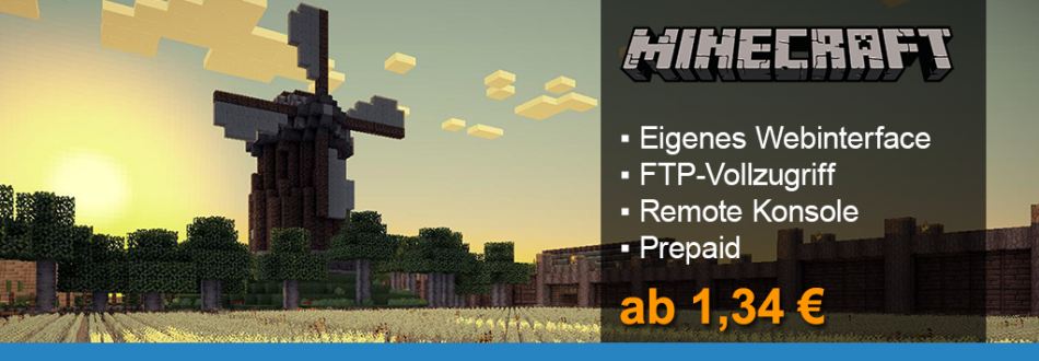 Minecraft Server mieten